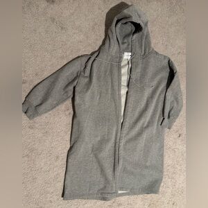 Fashion Nova gray hooded jacket